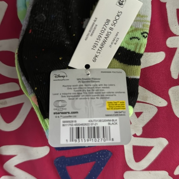 New with tags, Star Wars Mandalorian, socks, 2T-4T - Picture 4 of 4